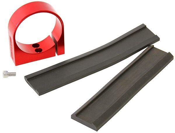 Aeroflow Single Billet Fuel Pump Bracket - Red (AF64-2901R) AF64-2901R