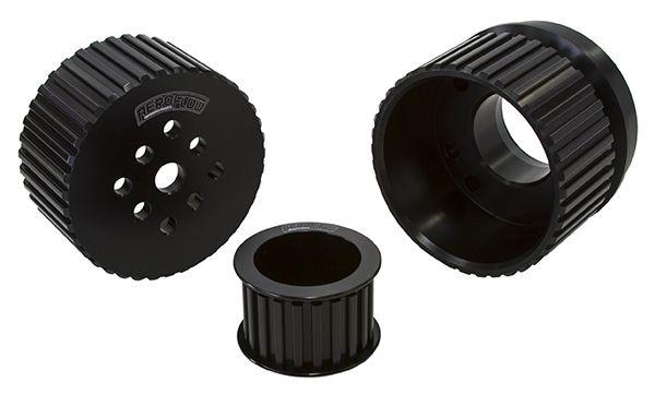 Aeroflow Ford Gilmer Drive Kit (Belt not included) - Black Finish (AF64-3002BLK) AF64-3002BLK