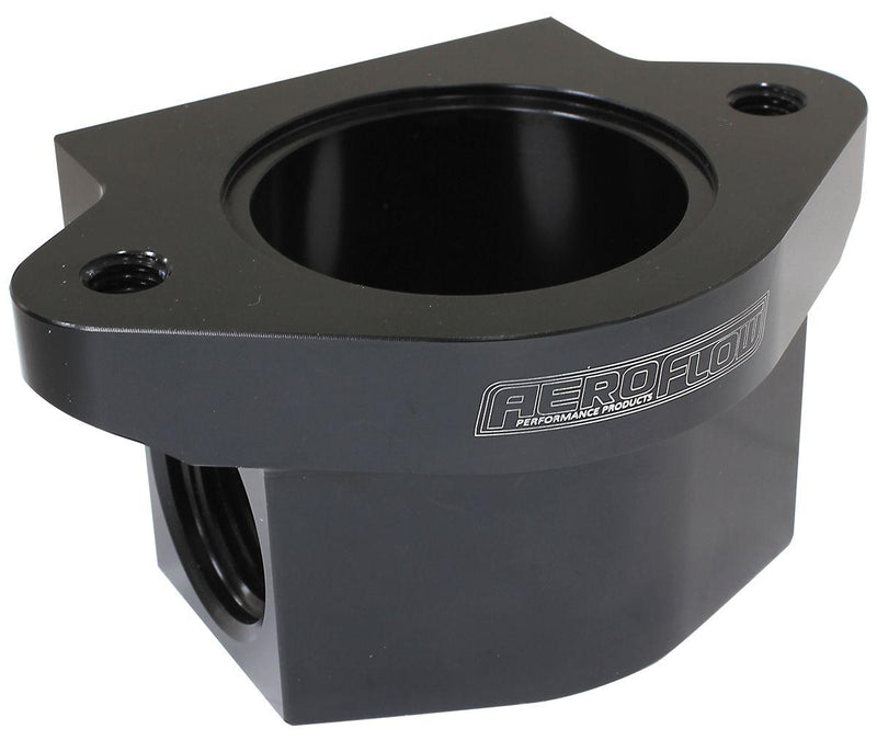 Aeroflow Billet Remote Thermostat Housing - Black (AF64-3043BLK) AF64-3043BLK