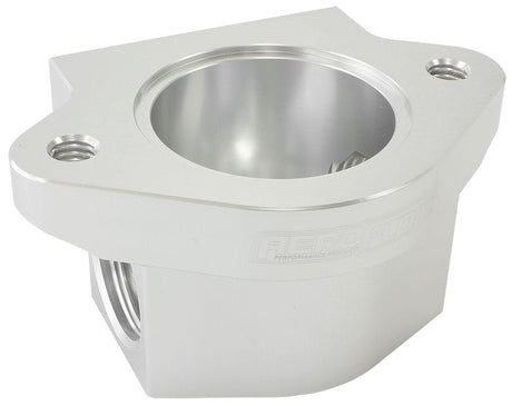 Aeroflow Billet Remote Thermostat Housing - Silver (AF64-3043S) AF64-3043S