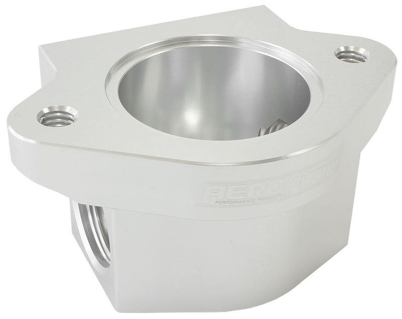 Aeroflow Billet Remote Thermostat Housing - Silver (AF64-3043S) AF64-3043S