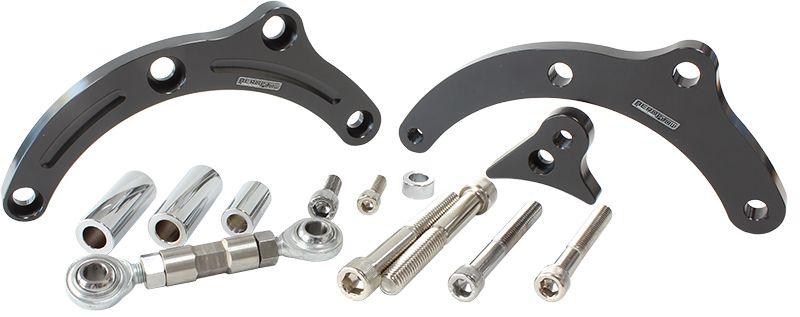 Aeroflow Billet Aluminium Alternator Bracket (AF64-4003BLK) AF64-4003BLK