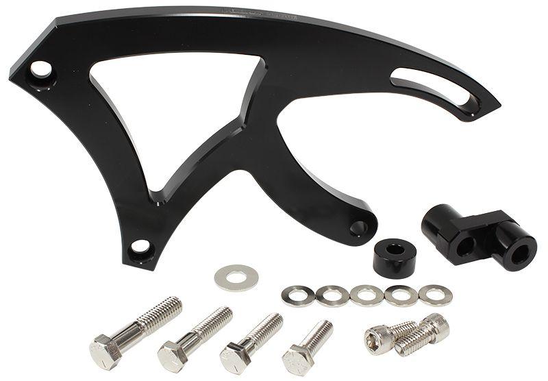 Aeroflow Billet Aluminium Power Steering Bracket (AF64-4009BLK) AF64-4009BLK