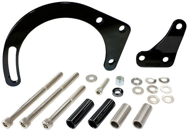 Aeroflow Low Mount Alternator Bracket (AF64-4010BLK) AF64-4010BLK