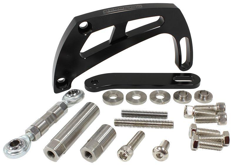 Aeroflow Billet Aluminium Power Steering Bracket (AF64-4011BLK) AF64-4011BLK