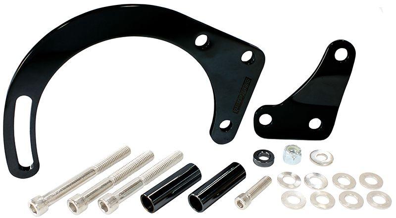 Aeroflow Low Mount Alternator Bracket (AF64-4015BLK) AF64-4015BLK