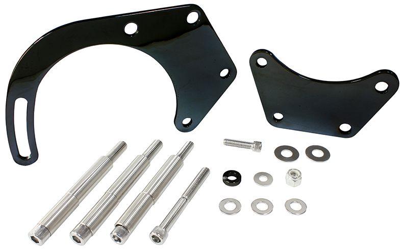 Aeroflow Low Mount Alternator Bracket (AF64-4016BLK) AF64-4016BLK