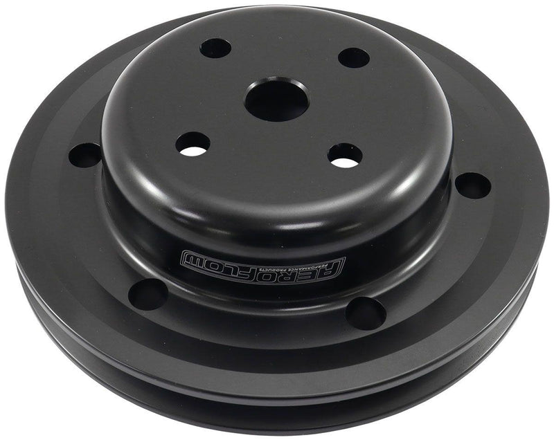 Aeroflow Billet Water Pump Pulley (AF64-4022BLK) AF64-4022BLK