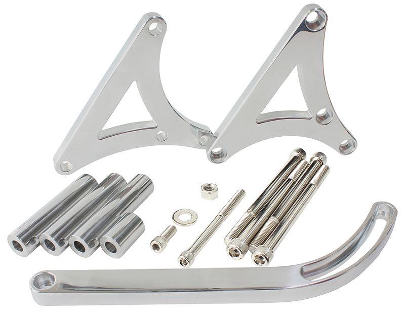 Aeroflow Mid Mount Billet Alternator Bracket (AF64-4025) AF64-4025