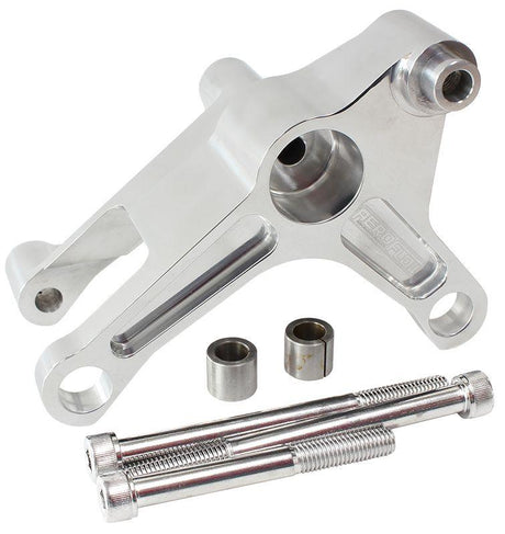 Aeroflow LS Series Billet Alternator Bracket - Polished (AF64-4027) AF64-4027
