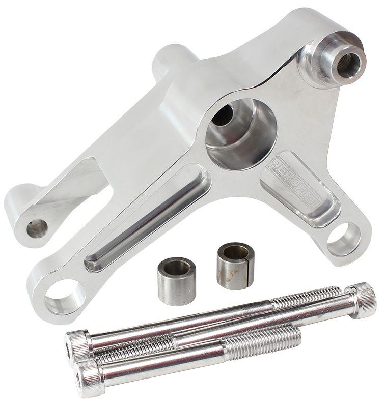 Aeroflow LS Series Billet Alternator Bracket - Polished (AF64-4027) AF64-4027