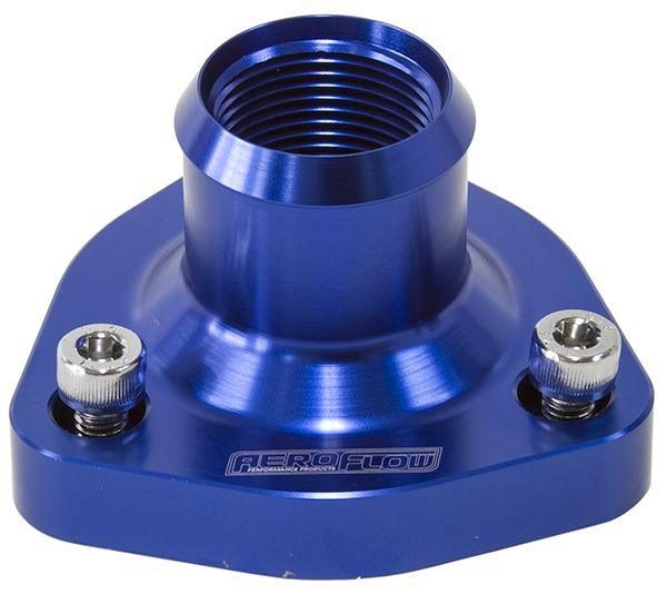 Aeroflow Billet Thermostat Housing - Blue (AF64-4029) AF64-4029