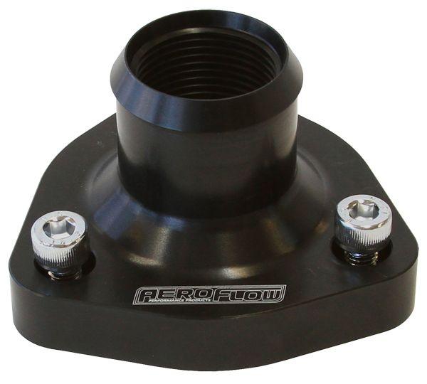 Aeroflow Billet Thermostat Housing - Black (AF64-4029BLK) AF64-4029BLK