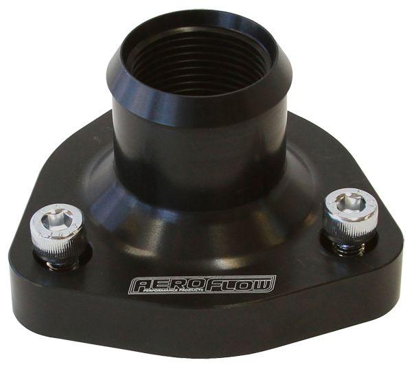 Aeroflow Billet Thermostat Housing - Black (AF64-4029BLK)