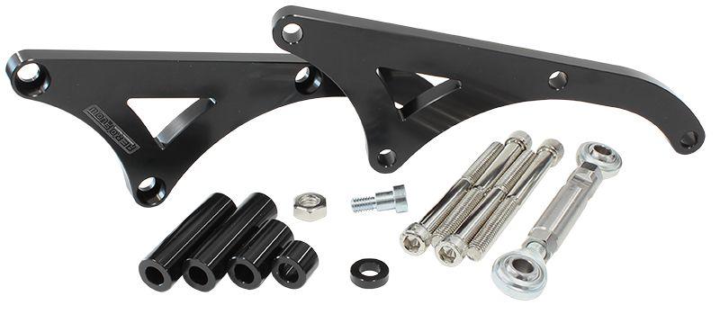 Aeroflow Mid Mount Billet Alternator Bracket (AF64-4033BLK) AF64-4033BLK