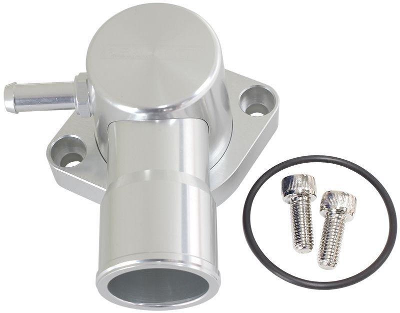 Aeroflow Billet Aluminium Swivel Thermostat Housing - Silver (AF64-4036S) AF64-4036S