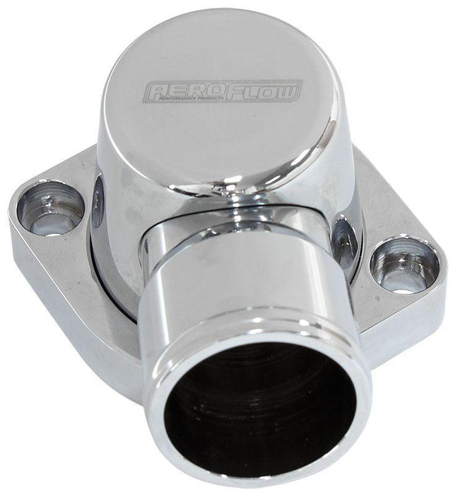 Aeroflow Billet Thermostat Housing - Chrome (AF64-4037C)