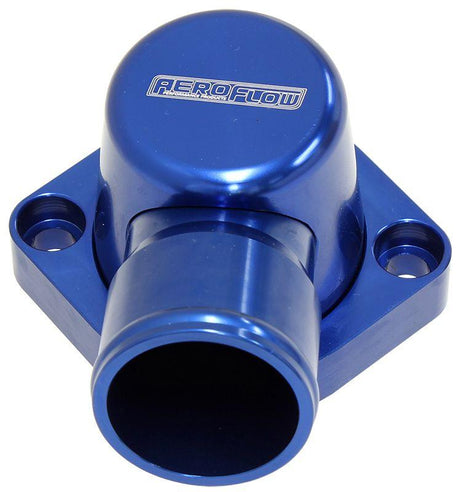 Aeroflow Billet Thermostat Housing - Blue (AF64-4037) AF64-4037