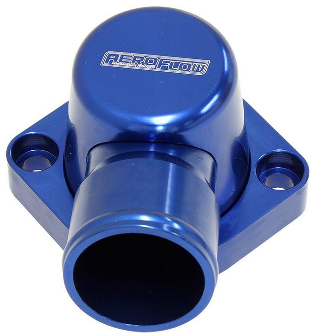 Aeroflow Billet Thermostat Housing - Blue (AF64-4037) AF64-4037