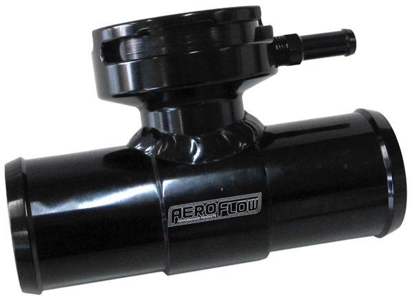 Aeroflow Billet Aluminium Inline Radiator Hose Filler (suits 42mm Cap) (AF64-4040BLK) AF64-4040BLK