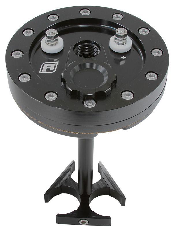 Aeroflow Billet Triple 39mm Fuel Pump Hanger - Black (AF64-4053BLK) AF64-4053BLK