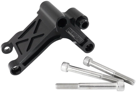 Aeroflow GM LS Billet Alternator Bracket to suit VE-VF Commodore Belt Line - Black (AF64-4098BLK) AF64-4098BLK