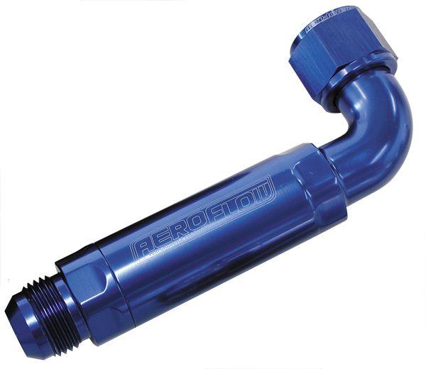 Aeroflow 90° Inline Scavenge Filter -12AN (AF64-4100) AF64-4100