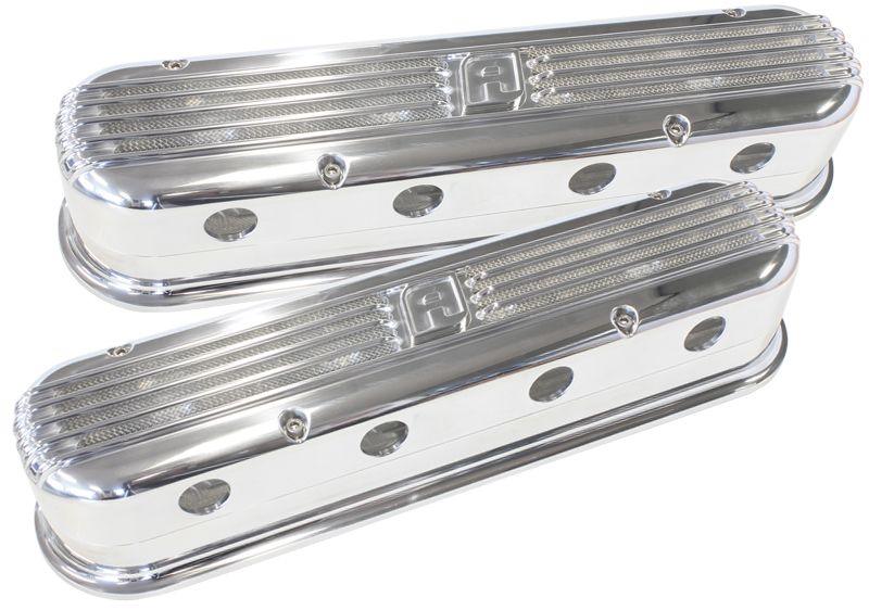 Aeroflow Billet Aluminium Retro 2-Piece LS Valve Covers (AF64-4110)
