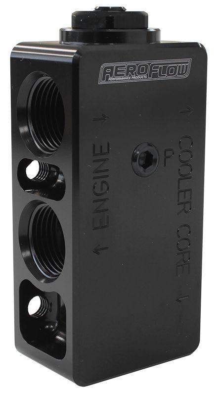 Aeroflow Billet Aluminium Oil Thermostat (AF64-4111) AF64-4111