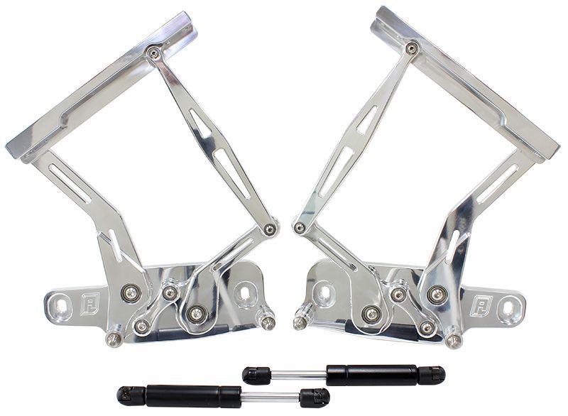 Aeroflow Holden Torana Billet Bonnet Hinge Kit - Polished Finish (AF64-4128) AF64-4128
