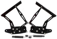 Aeroflow Holden HK, HT, HG Billet Bonnet Hinge Kit - Black Finish (AF64-4129BLK) AF64-4129BLK