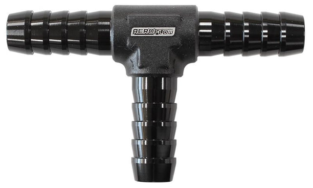 Aeroflow Aluminium T-Piece 5/32" (4mm) O.D (AF64-4201BLK)