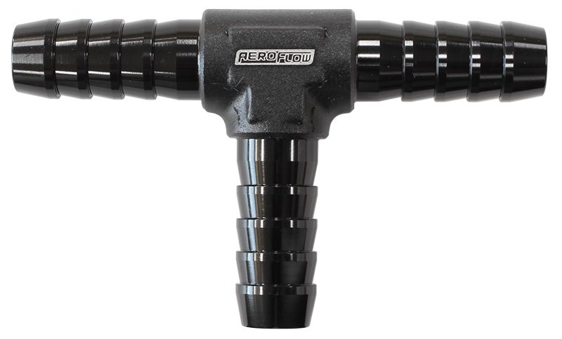 Aeroflow Aluminium T-Piece 5/32" (4mm) O.D (AF64-4201BLK)