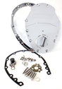 Aeroflow Small Block Chev 350 2-Piece Billet Timing Cover - Chrome Finish (AF64-4350C) AF64-4350C