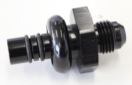 Aeroflow Ford EFI Regulator Adapter -6AN with .435" Shank (AF64-4356BLK) AF64-4356BLK