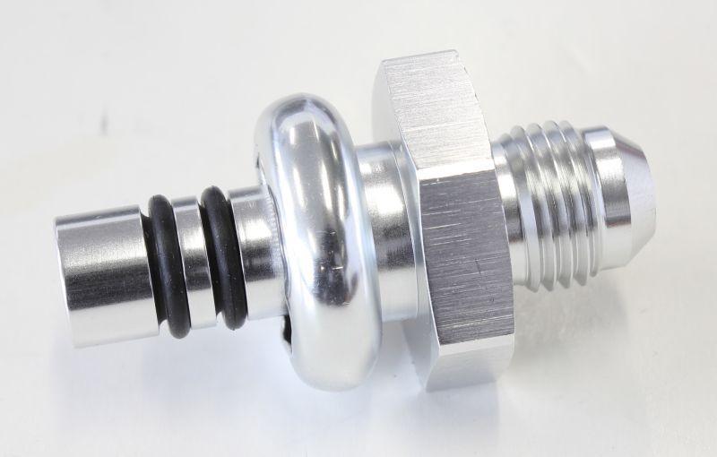 Aeroflow Ford EFI Regulator Adapter -6AN with .435" Shank (AF64-4356S) AF64-4356S