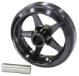 Aeroflow Billet Aluminium Wheelie Bar Wheel (AF64-4360BLK) AF64-4360BLK
