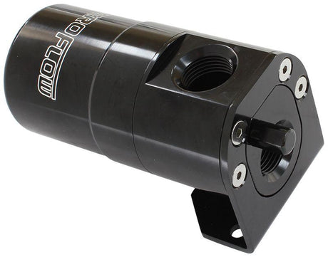 Aeroflow Billet Universal Single Air / Oil Separator (AF64-4363BLK) AF64-4363BLK