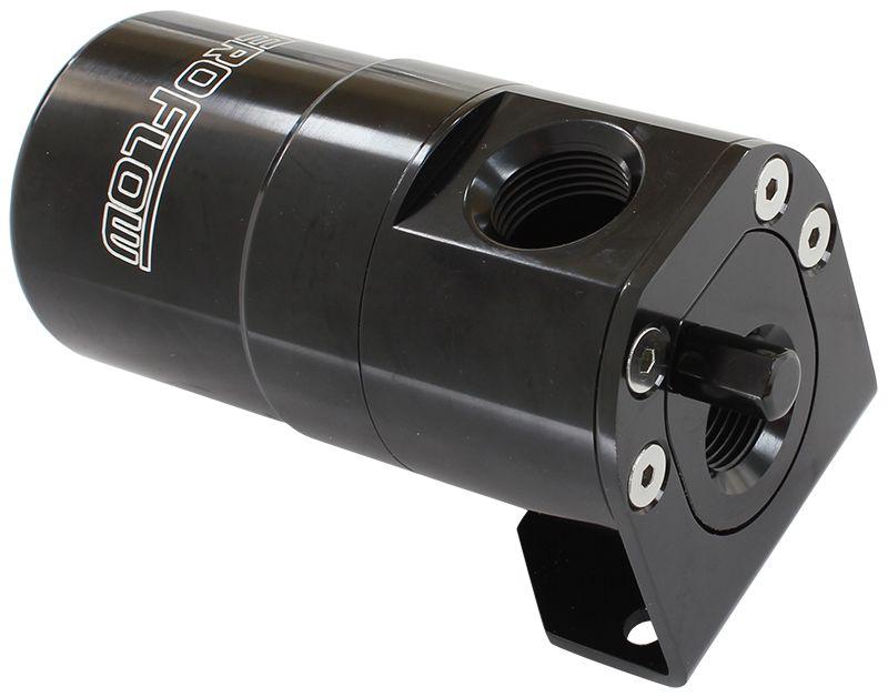 Aeroflow Billet Universal Single Air / Oil Separator (AF64-4363BLK)