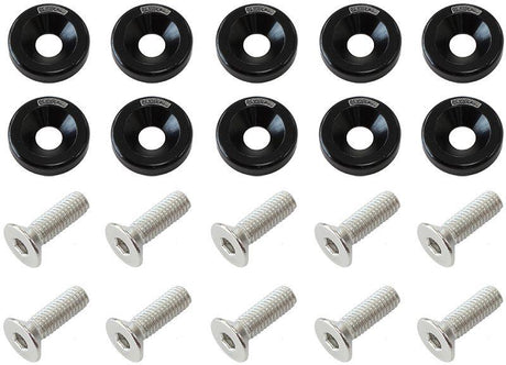 Aeroflow 5/16" Billet Dress-Up / Fender Bolt Kit (10 pack) (AF64-4371BLK) AF64-4371BLK