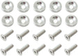 Aeroflow 1/4" Billet Dress-Up / Fender Bolt Kit (10 pack) (AF64-4372S) AF64-4372S