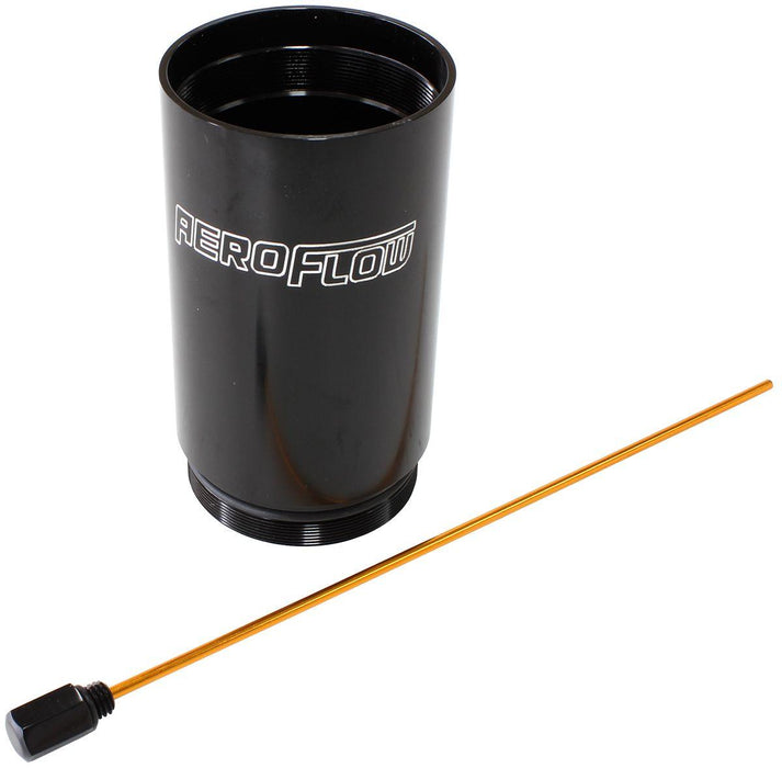 Aeroflow Universal Catch Can (Air/Oil Separator) Extension (AF64-4373BLK)