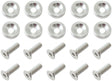 Aeroflow Billet Dress-Up/Fender Bolt Kit M8 x 1.25mm (20mm UHL) (AF64-4374S) AF64-4374S