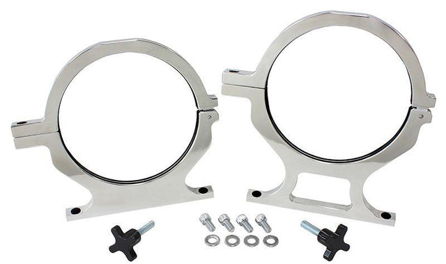 Aeroflow Billet Nitrous Bottle Brackets - Polished (AF64-5000P) AF64-5000P