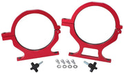 Aeroflow Billet Nitrous Bottle Brackets - Red (AF64-5000R)