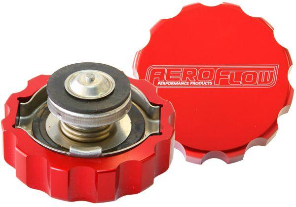 Aeroflow Billet Radiator Cap Small Style suit 32mm Water Neck (AF64-5032R) AF64-5032R