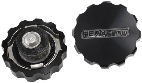 Aeroflow Billet Radiator Cap Small Styles - Black (AF64-5033BLK) AF64-5033BLK