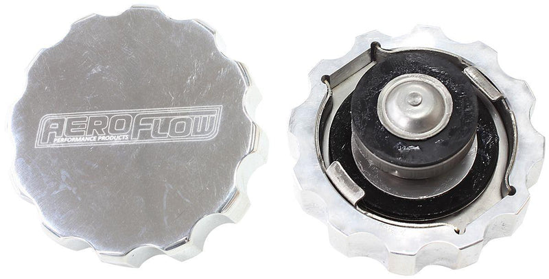 Aeroflow Billet Radiator Cap Small Styles - Polished (AF64-5033P) AF64-5033P