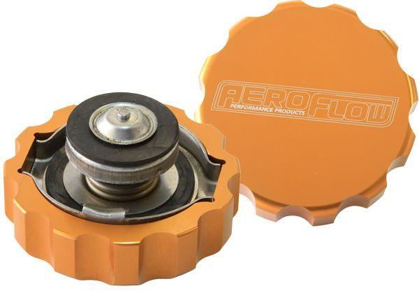 Aeroflow Billet Radiator Cap Large Style suit 42mm Water Neck (AF64-5042G) AF64-5042G