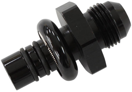 Aeroflow Ford EFI Regulator Adapter -8AN with .550" Shank (AF64-5508BLK) AF64-5508BLK